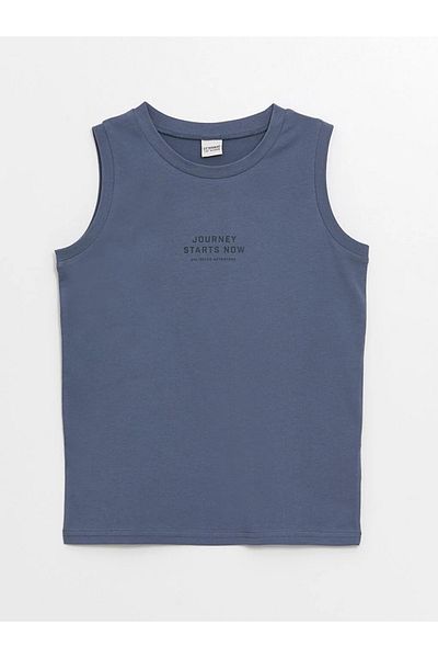 LC Waikiki Tricou imprimat cu gâtul pentru ciclism pentru copii LCW