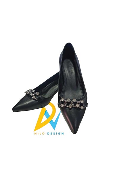 NILOO أحذية باليه للنساء مع اكسسوارات ملتوية