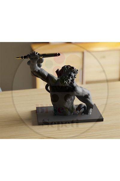 Bi'şeyler Sepeti Laocoön Pen Holder Pen Holder 18 cm