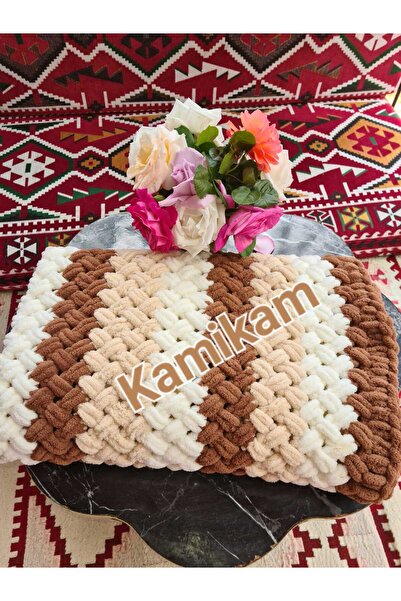 KAMİKAM Alize Puffy Children's Blanket - Double Color, 100x100 cm