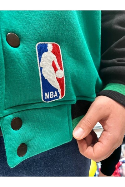 FG KONNİCHİWA Bomber College Coat Ελαστική μέση I College Jacket Μοντέλο με Astaer Inside Coat