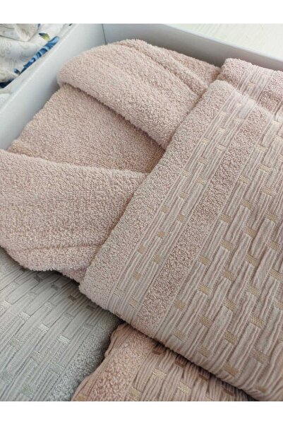 TEKSTİLCİ Σετ οικογενειακής ρόμπας διπλού προίκα 6 τεμαχίων