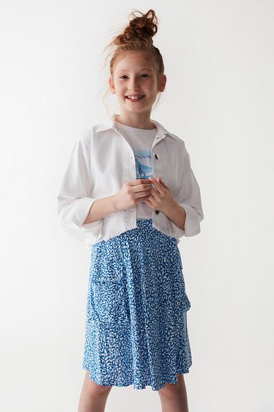 nk kids NK KIDS 56333 Fustă fată BIANCA albastră