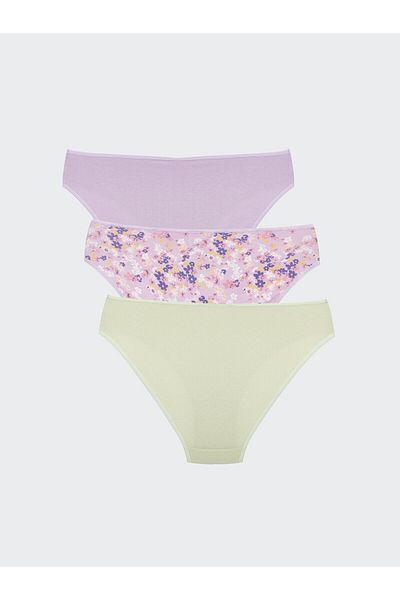 LC Waikiki 3 db mintás bikini bugyi csomag
