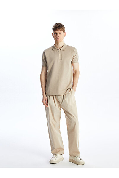 LC Waikiki Чоловіче поло з коротким коміром і рукавом Tisort