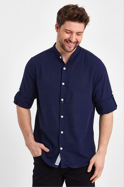 Weyeze Ae-Y13008Lns Model Prevailing Collar Shirt