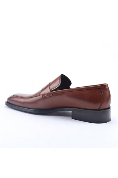 Nevzat Zöhre 1449 Model 100% Leather Men's Classic Casual Shoes - Tan