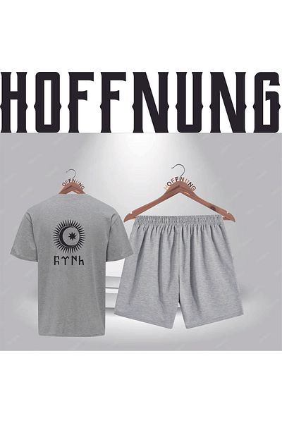 HOFFNUNG Full Shorts Turan Birlik Unisex Bottom Top Set