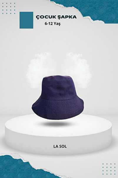 La Sol Çocuk Şapka Desenli Unısex Bucket Kova Balıkçı