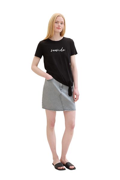 Tom Tailor Denim knotted tee w- chest AW