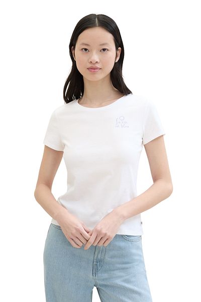 Tom Tailor Denim fitted print T-Shirt