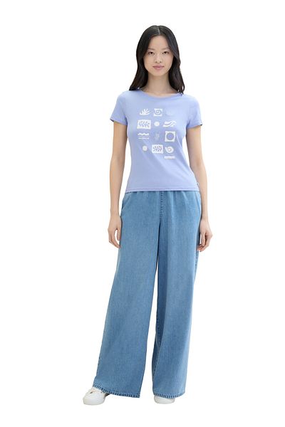 Tom Tailor Denim vypasované tričko s potiskem