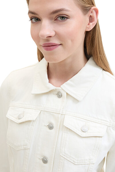 Tom Tailor Denim ecru denim jacket