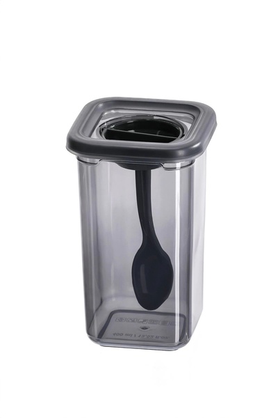 Ecolux 6'lı Kilitlenebilir Kapaklı Kendinden Kaşıklı Baharatlık Seti - Kilitli Baharatlık