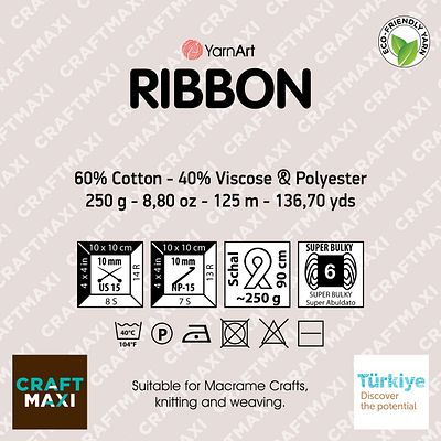Yarnart Ipi Baby Blue Ribbon - Αξεσουάρ Πλεκτό Χέρι-760