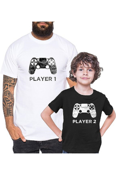 Baxia Baba Oğul Kombin Tshirt (TEK ÜRÜN FİYATIDIR KOMBİN YAPMAK İÇİN 2 ADET S...