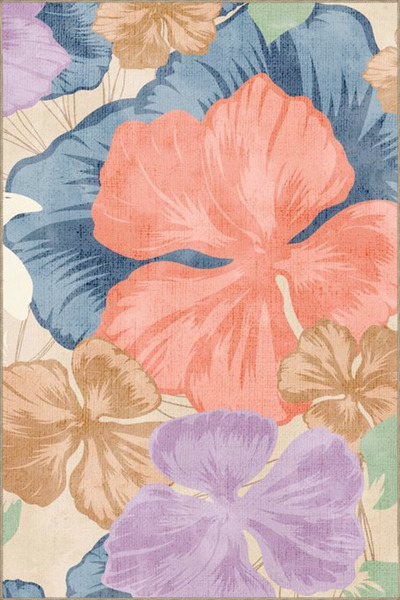 Rugs Modern Halı Broadleaf Multicolored Patterned Woven Base Carpet Miravip8201