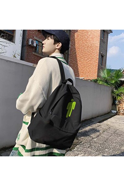 Toum Σακίδιο πλάτης Unisex με τυπωμένο λογότυπο Billie Eilish - Damphaobi