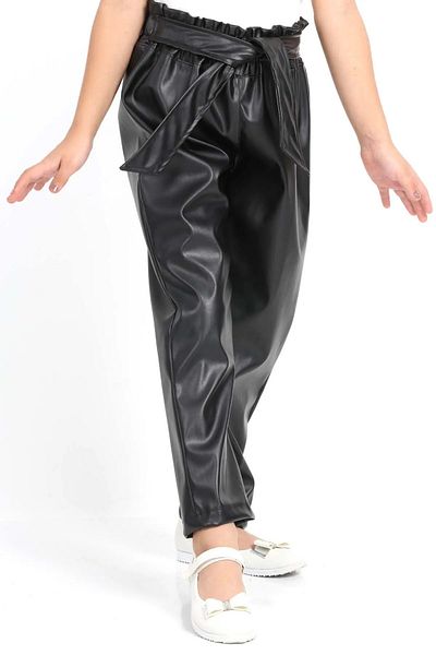 KedyKids Child Leather Pants with Belt