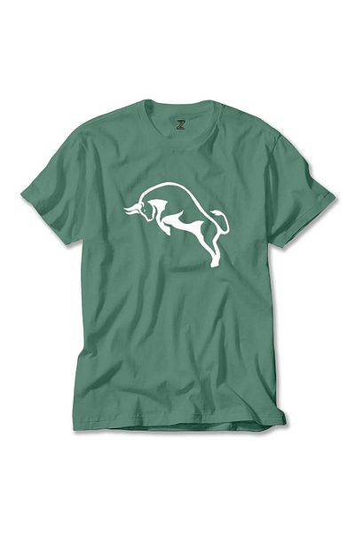 Z zepplin Πράσινο T-Shirt Bull Silhouette