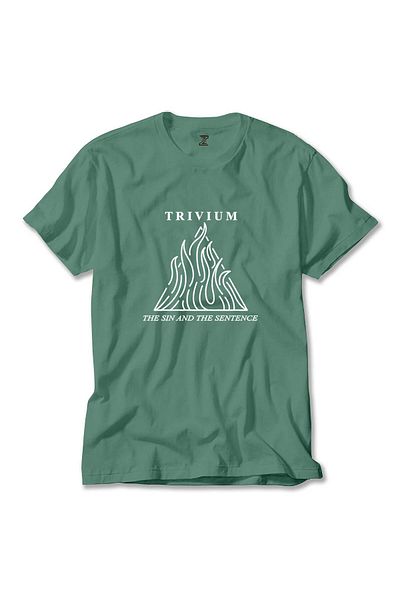 Z zepplin Trivium The Sin And The Sentence Πράσινο T-Shirt