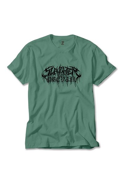 Z zepplin Slaughter to Prevail Logo Πράσινο T-Shirt