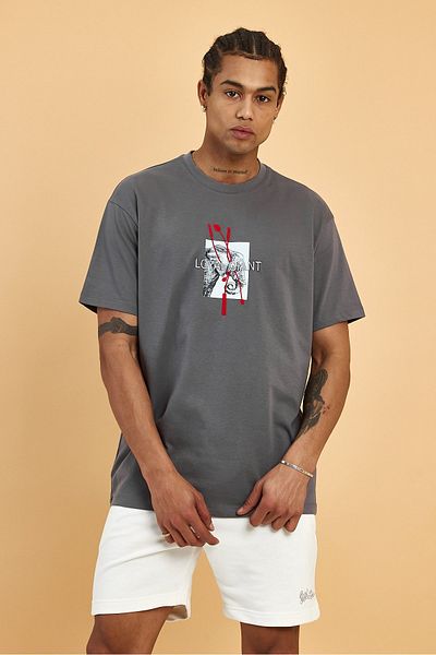 Weyeze Loyal Giant Printed T-Shirt - Af-Y39125Lns