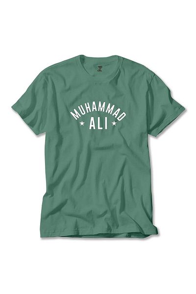 Z zepplin Πράσινο T-Shirt Muhammad Ali Text