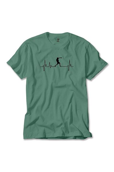 Z zepplin Πράσινο μπλουζάκι Boxing Heartbeat