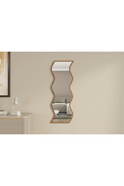 MONEayna SAFİ Dekoratif Ceviz Boy Aynası