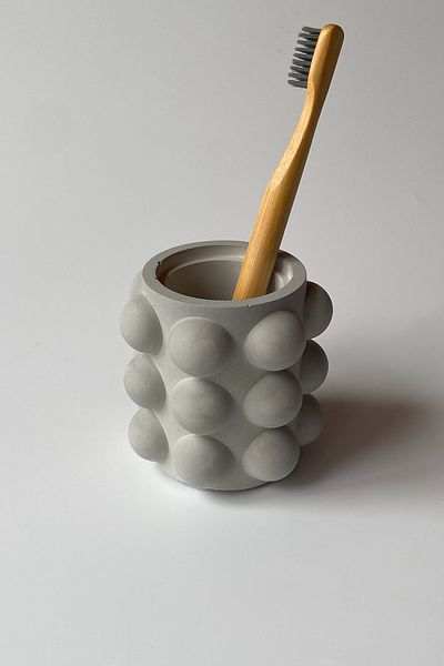 sin istanbul Bubble Toothbrush Holder Gray