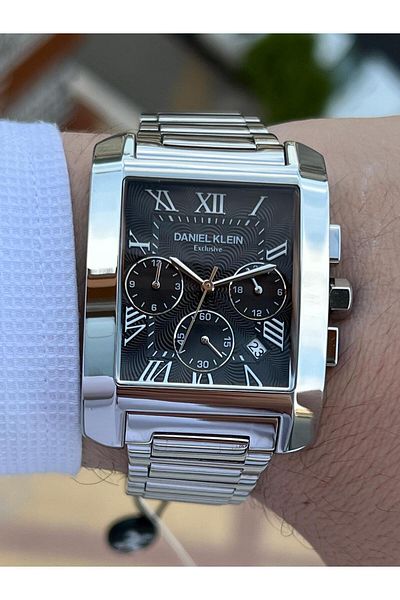 Daniel Klein Steel Band Internal Functions Active 30 Mt Waterproof Men's Wristwatch EDK.1.10679-2