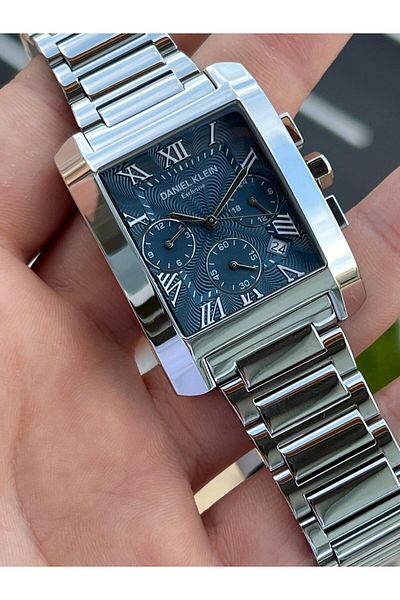 Daniel Klein Steel Band Internal Functions Active 30 Mt Waterproof Men's Wristwatch EDK.1.10679-3