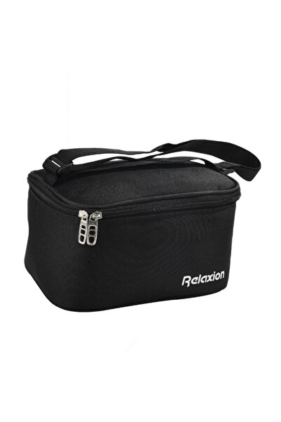 GENC DIJITAL BASKI Black Waterproof and Thermal Insulated Hygienic Lunch Box