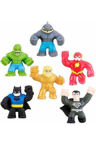 Tower Toys GooJitZu GJD02000 - حزمة DC Mini مكونة من 6 قطع، للأبطال الخارقين