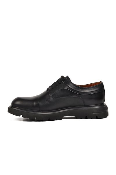 AYAKMOD Premium 33283 Pantofi casual pentru bărbați din piele naturală neagră