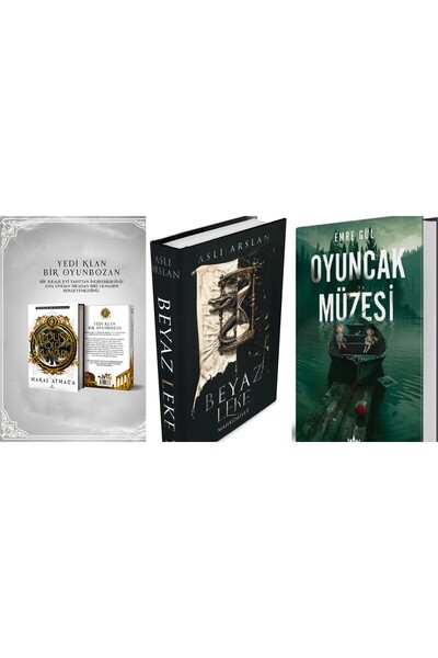 Ephesus Yayınları 3 KİTAP CİLTLİ EN ÇOK OKUNAN SET BEYAZ LEKE-OYUNCAK MÜZESİ ...