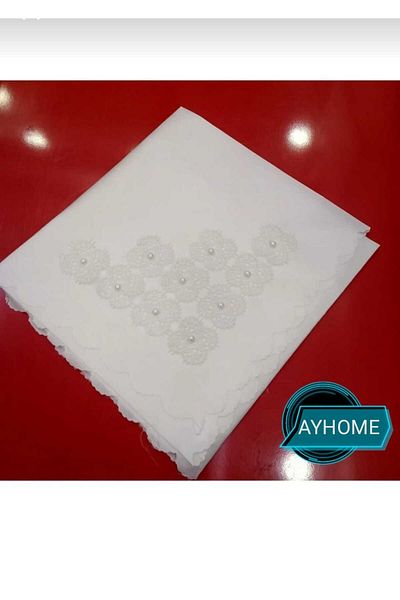 AYHOME Булчински пакет с кадифе, френска дантела, бродирана зестра, сатен, луксозен пакет с дантела и перли