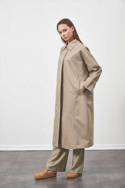Mevra Oversize Trenchcoat Ceket Çağla