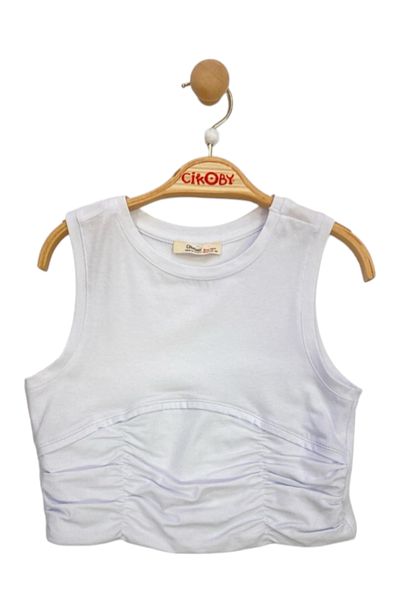 Çikoby Girl Knitted Crop Blouse