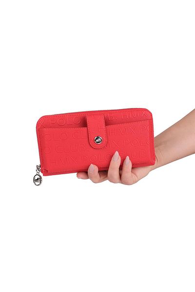 Bagacar Red Handy Wallet with Coin and Phone Compartment