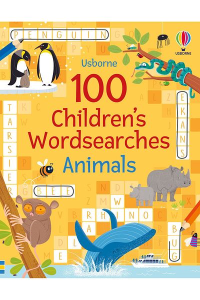 Usborne 100 Children's Wordsearches: Animals Phillip Clarke