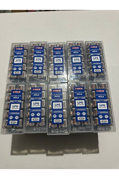 Carub Mini Röle Lpg Korna Rölesi 40 Amper Çift Platin 10 Adet Fiyatı