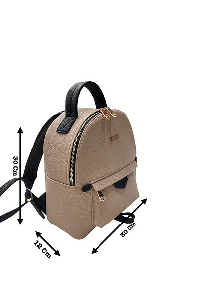 Pandora Bags Set rucsac și portofel negru/roșu