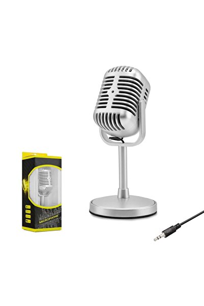 ShopZum PC MASAÜSTÜ MİKROFONU AUX 3.5MM  HD-574