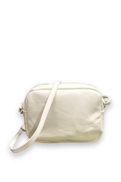 Sir Cliffson Sircliffson Genuine Leather Mini Urban Cross Strap Adjustable Hand Arm and Shoulder Bag Ecru!