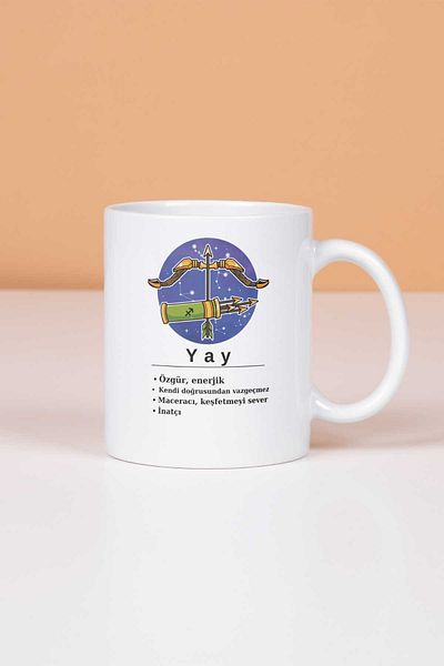 Decorbik New Design Porcelain Mug - Gift and Printed Patterned Mug