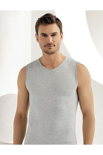 Şahinler Γκρι Lycra Sportsman V-Neck νέο