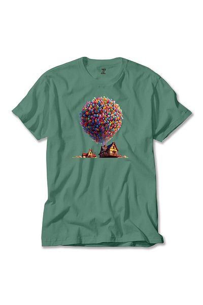 Z zepplin Πράσινο T-Shirt Balloon House