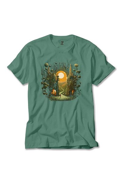 Z zepplin Πράσινο T-Shirt Journey To Hope